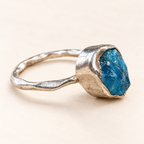 Raw Apatite Ring, additional view